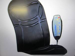 lot 66 image: relaxzen 6-motor massage cushion wi...