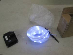 lot 70 image: pure garden solar led rope pathway ...
