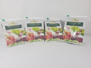 lot 7 image: 4 New 1 lb Bags of Mrs Wages Pickling Lime