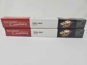 lot 28 image: 2 New Reusable Grill Mats
