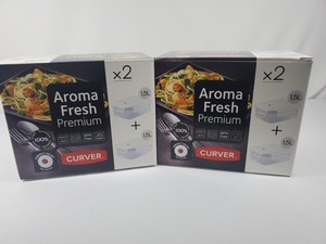 lot 32 image: 2 New Curver Aroma Fresh Food Storage Sets