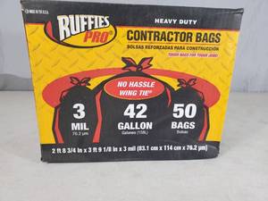 lot 96 image: New Heavy Duty Contractor Bags