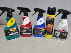 lot 114 image: 5 New Bottles of Assorted Weiman Cleaners