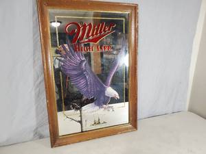 lot 126 image: Miller High Life Mirror