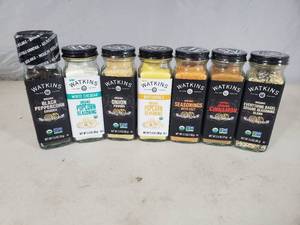 lot 132 image: 7 New Watkins Seasonings