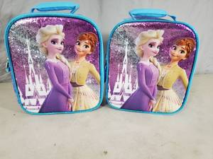 lot 140 image: 2 New Disney Frozen Lunchboxes