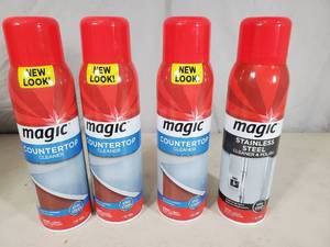 lot 151 image: 4 New Cans of Magic Cleaner