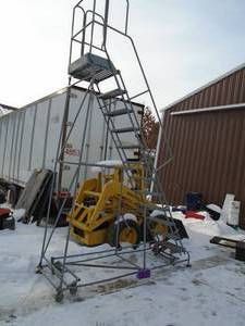 Cotterman 10 Rolling Ladder. Used condition. As shown.