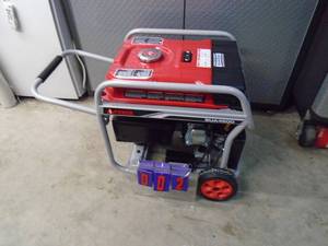 I-Power SUA4500 Gas Generator. 11 hour run time. 68 decibel. 120240 volt. New condition. Hasnt had oil in it yet but is included. Has minor shipping damage. THIS ITEM HAS A RESERVE.