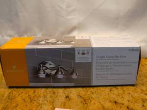Portfolio 3-Light Nickel Transitional Vanity Light Bar (SKU 1551)