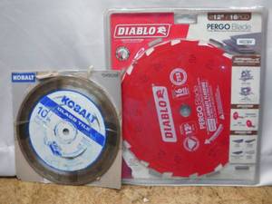 DIABLO 12 16T PERGO CSB  10 Kobalt Blade Used (SKU 635)