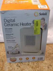 Soleil PTC-910B Sole Digital Ceramic Heater (SKU 1407)