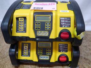 2 Stanley Fatmax 1000 Peak Amp Power Stations (SKU 55)