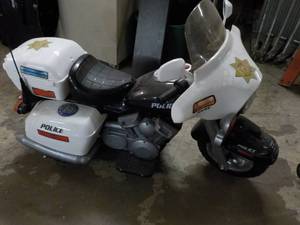 Childs Ride On Police Motorcycle, h...