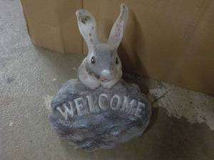 Welcome Rabbit 9 x 9 x 9...