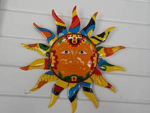 Metal Colorful Sun 13 Diameter...