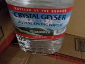2 Cases 6 Gallon Jugs each Crystal ...
