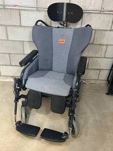 lot 6 image: MSRP $3000 Italian Made Giudi B30 Tilt-In-Space&nbspSpecial Needs Crash Tested Smart Ergonomic Seating System Wheelchair - Great Working Condition Made out of a special anti-bacterial closed cell, highly resistant to external chemical agents