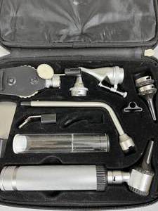 lot 27 image: MSRP $300 ADC Proscope 5215 2.5V Portable Complete Diagnostic Instrument Set - Great Condition