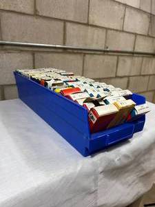 lot 43 image: WOW Large Lot Of New GE & Sylvania Miniature Slide Base Etc. Light Bulb Lamps