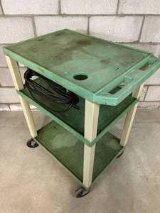 lot 61 image: Mobile Storage Cart with Extension Cord