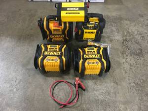 Lot of Dewalt assorted portable  power stations various models and conditions customer returns  see pictures