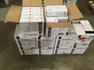 Lot of 10 cases of Vinyl Synmax Gloves 100 pcs per box New