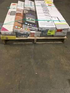Pallet with assortted flooring see pictures various models