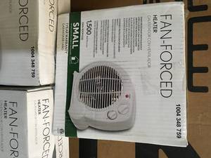 Lot with Small Personal Heaters open box customer returns various conditions see pictures