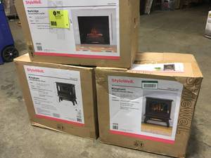 Lot of assorted Style Well Infrared electric units customer returns  see pictures