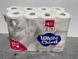White Cloud 3 Ply Bath Tissue