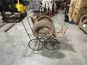2 Wicker Baby Strollers