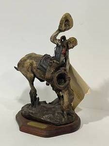 Cowboy & Horse Statue