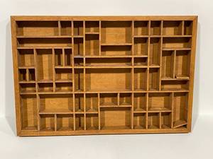 Wooden Display Shelf