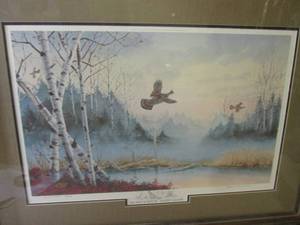 Framed Signed and Numbered 14 of 58...