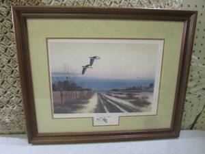 Framed Signed and Numbered 14 of 99...