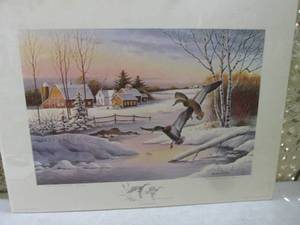 Snowy Creek Mallards Artists Proo...