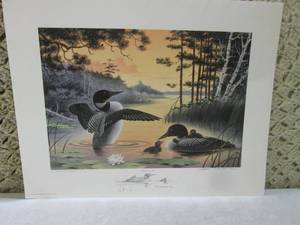 Loon Dance II Artists Proof Print...