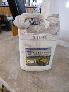 lot 34 image: Jug of Victory Blue DEF Diesel Exhaust Fluid