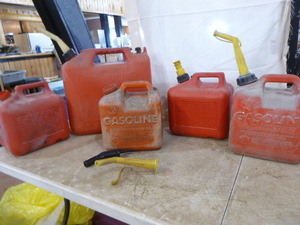 lot 37 image: 5 Gas Cans