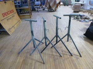 lot 60 image: 3 Carpenter Stands
