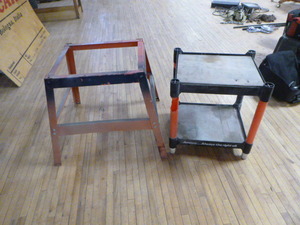 lot 62 image: Stand and Small Work Table