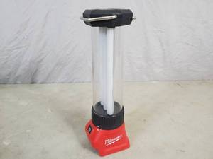 lot 22 image: Milwaukee M18 18-Volt Lithium-Ion Cordless 700-Lumen LED LanternTrouble Light w USB Charging