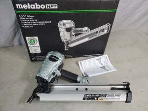 lot 27 image: Metabo HPT Air Framing Nailer - Used once.