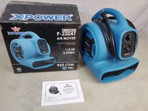 lot 33 image: New XPOWER 14-HP 925-CFM Centrifugal Air Mover  Fan