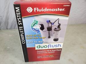 lot 35 image: New Fluidmaster Duo Flush Conversion System
