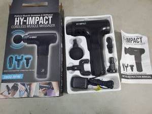 lot 42 image: Hy-Impact Cordless Muscle Massager Kit