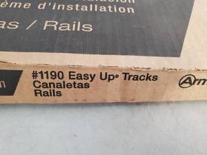 lot 62 image: 2 New Cases Armstrong Ceilings Easy Up 20-pack 96-in Galvanized Steel Silver Track