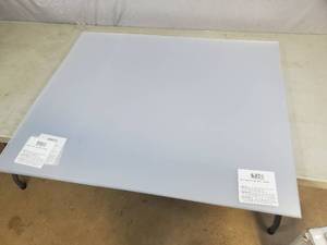 lot 73 image: 2 New Sheets of Plaskolite Optix Clear Acrylic Sheet 30 in. x 36 in. x .100 inch thickness.