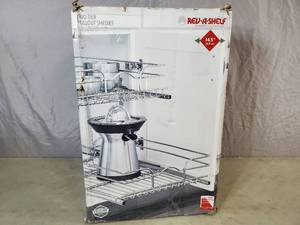 lot 83 image: New Rev-A-Shelf Two-Tier Pullout Shelves for Kitchen Cabinets